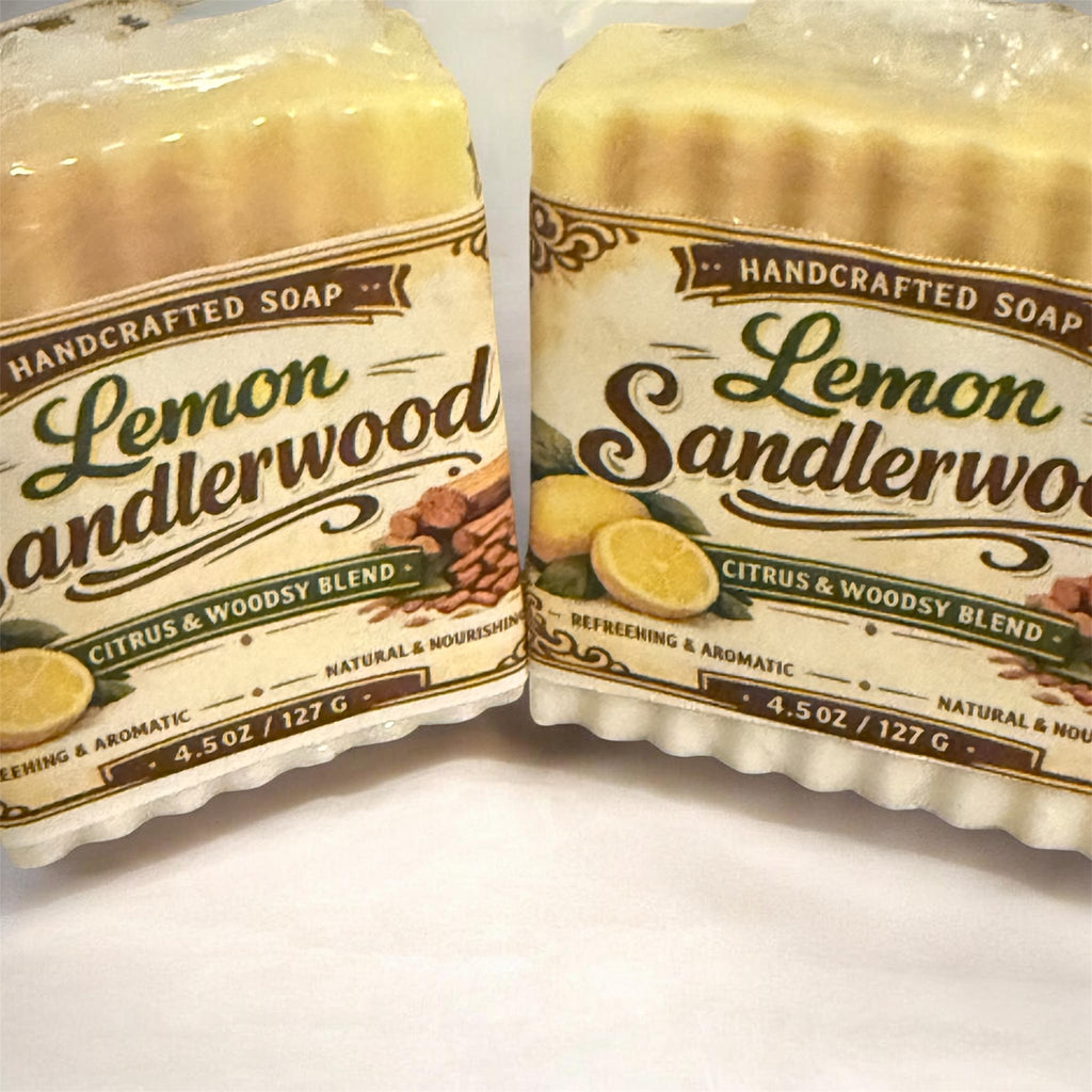 Lemon Sandalwood Shea Butter Bar