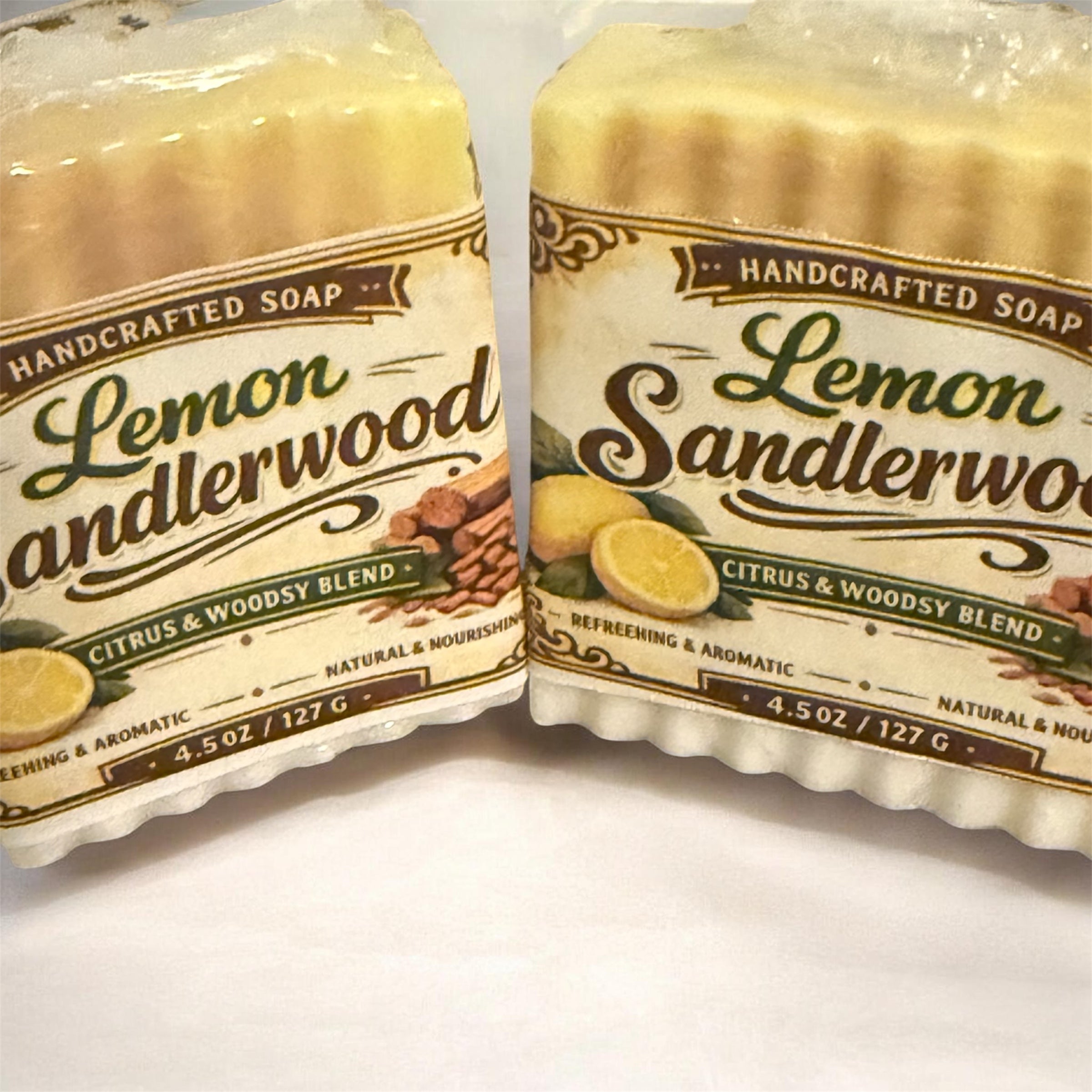 Lemon Sandalwood Shea Butter Bar