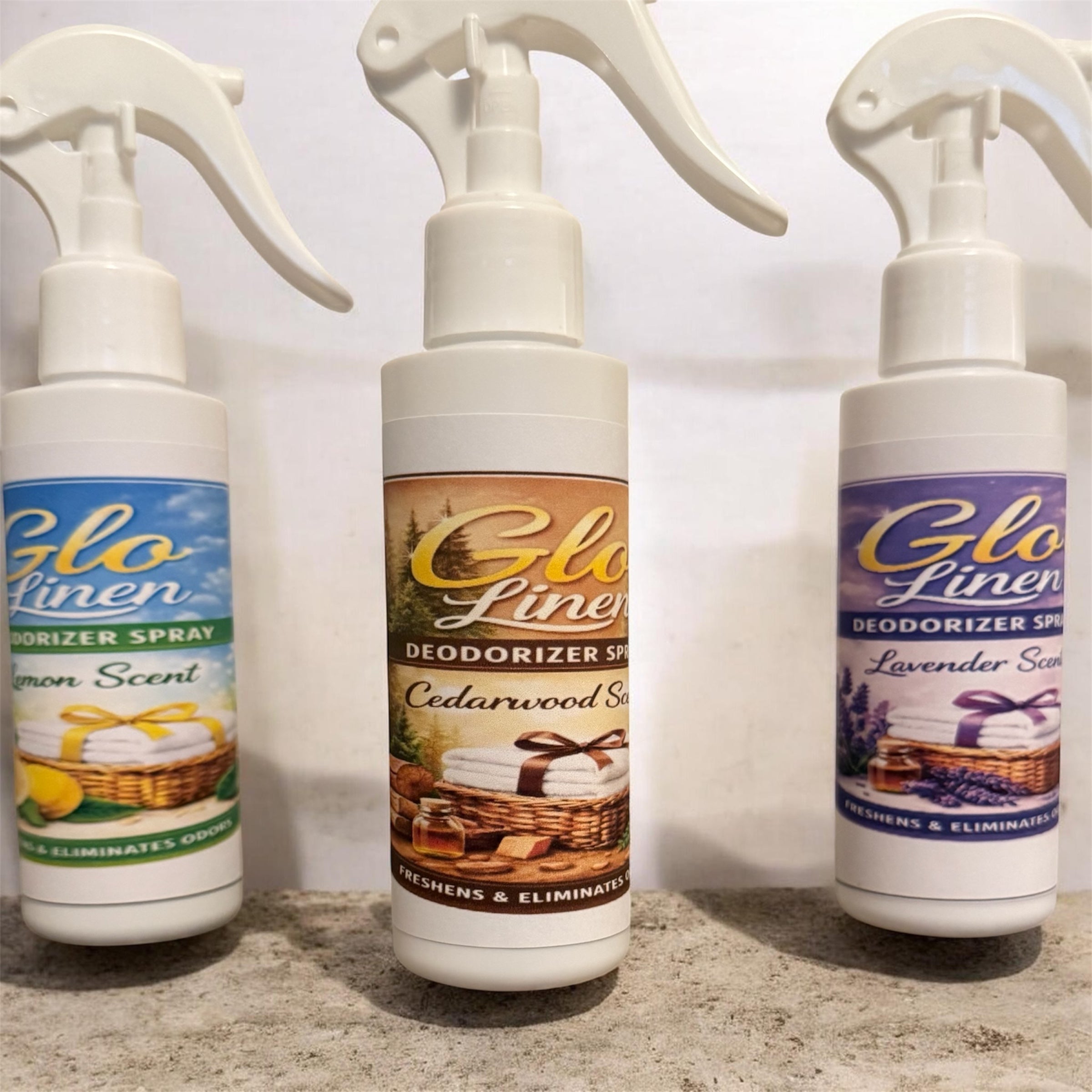 Glo Linen Deodorizer Spray – Freshen Your Space Instantly