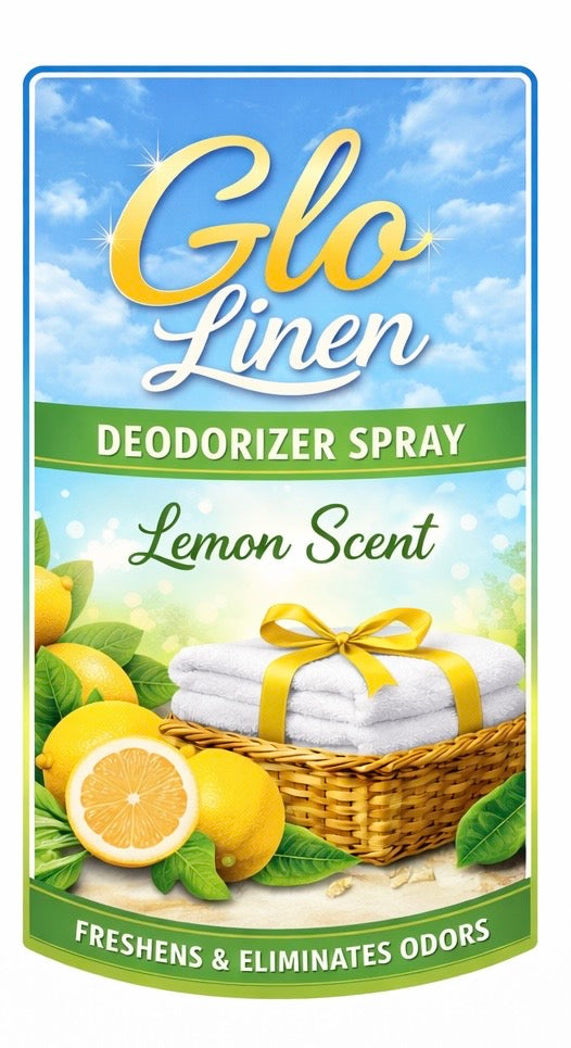 Glo Linen Deodorizer Spray – Freshen Your Space Instantly