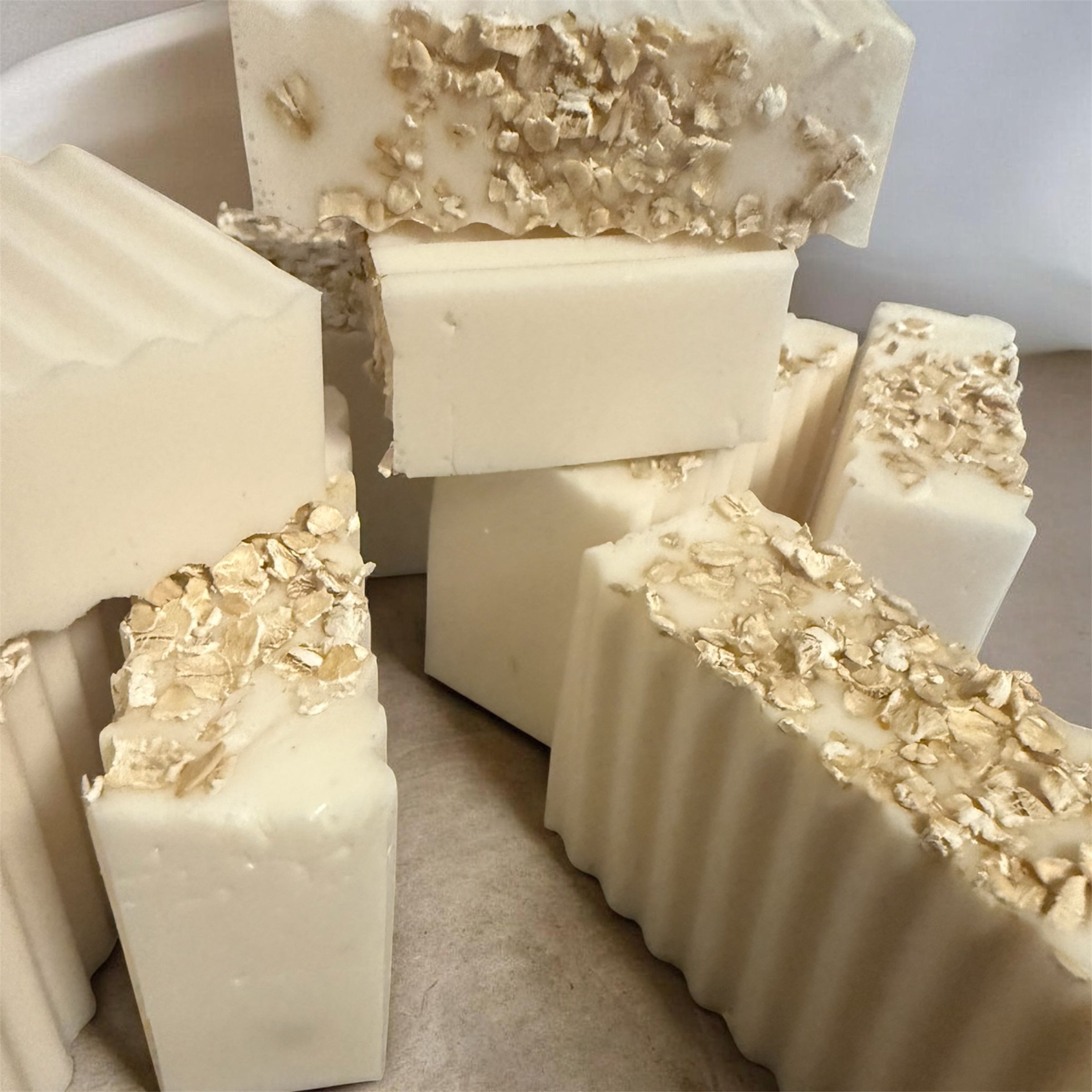 Peppermint Eucalyptus Shea Butter Oat Soap 🌿